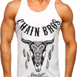Men’s Printed Boxer Tank Top