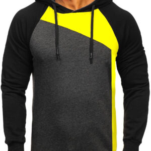 Men’s Hoodie Anthracite-Celadon