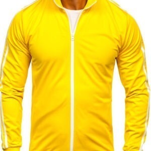 Men’s Zip Sweatshirt Yellow