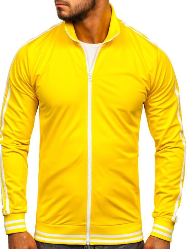 Men’s Zip Sweatshirt Yellow