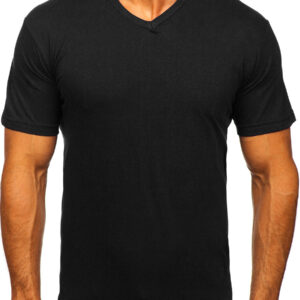 Men’s Plain V-neck T-shirt