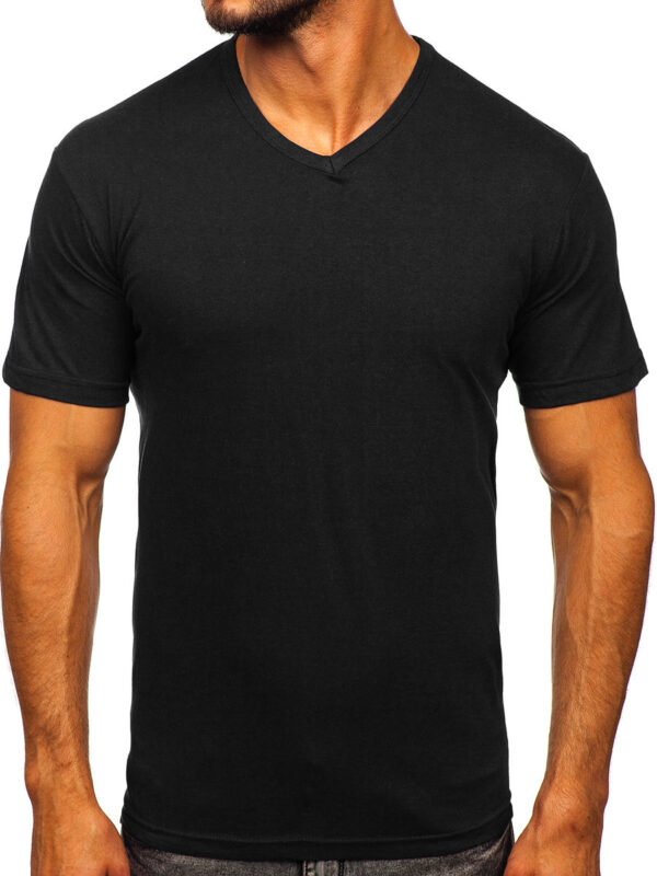 Men’s Plain V-neck T-shirt