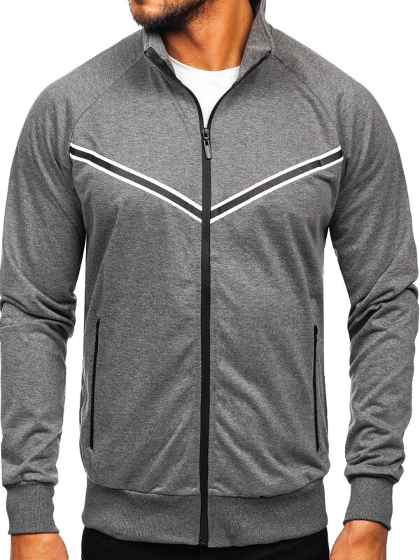Men’s Zip Stand Up Sweatshirt