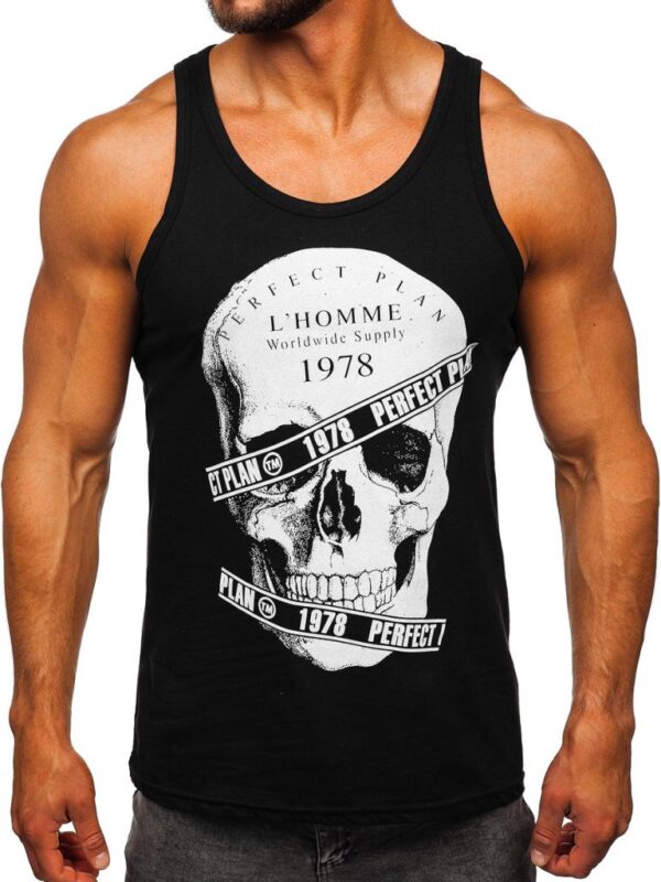 Men’s Printed Boxer Tank Top