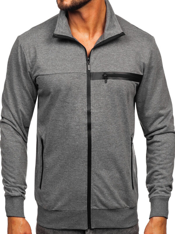 Men’s Zip Stand Up Sweatshirt