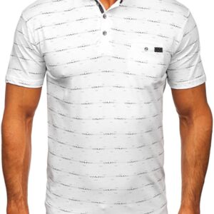 Men’s Printed Polo Shirt with a Pocket