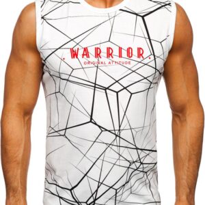 Men’s Printed Boxer Tank Top