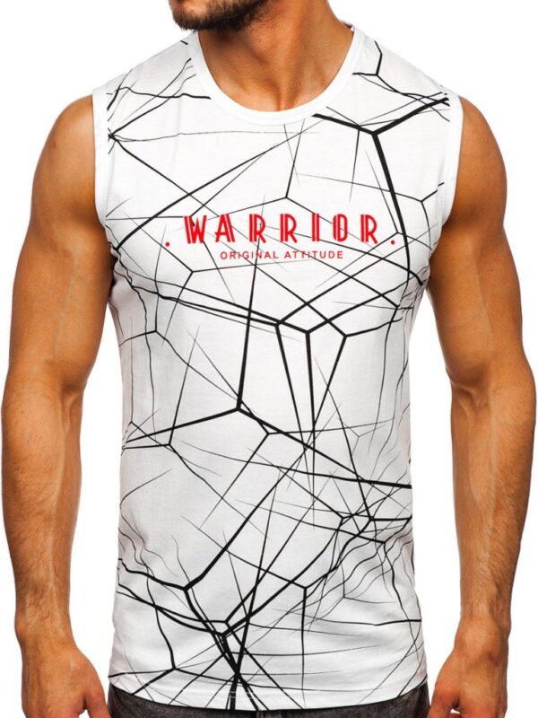 Men’s Printed Boxer Tank Top