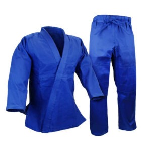 Judo Uniform, Single Weave, Blue